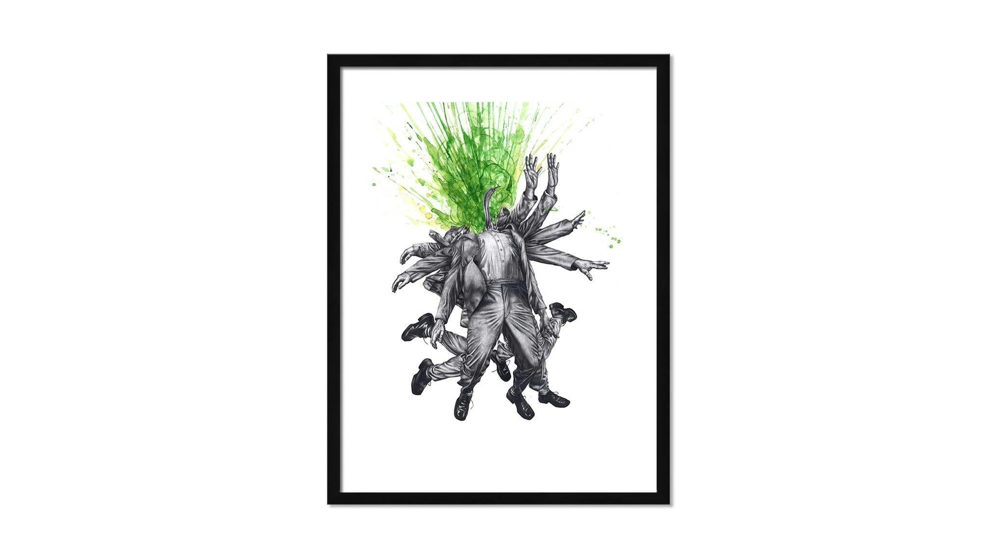 Paper w/ Black Frame
